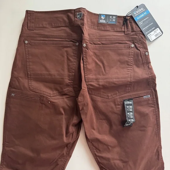 Kuhl Rydr Lite Klassik Fit Articulated Knee. Reinforced Pocket Men's 30x32 Brick